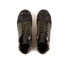 Pataugas BANJOU LATSA/MIX F4H NOIR/DORÉ -Pataugas 628259 946 BASKET HAUTE FEMME LATSA MIX F4H NOIR DORE 6