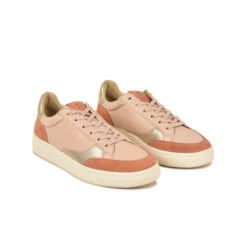 Pataugas BASALTE/SNME F2H BEIGE ROSÉ/DORÉ -Pataugas BASKET FEMME BASALT F2H NUDE DORE 4